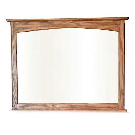 Rectangular Mirror with Wooden Frame